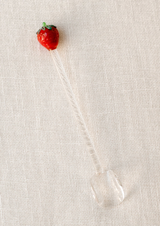Strawberry Glass Stirrer