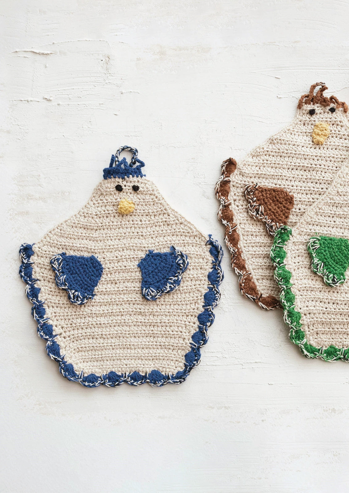 Crocheted Chicken Potholder