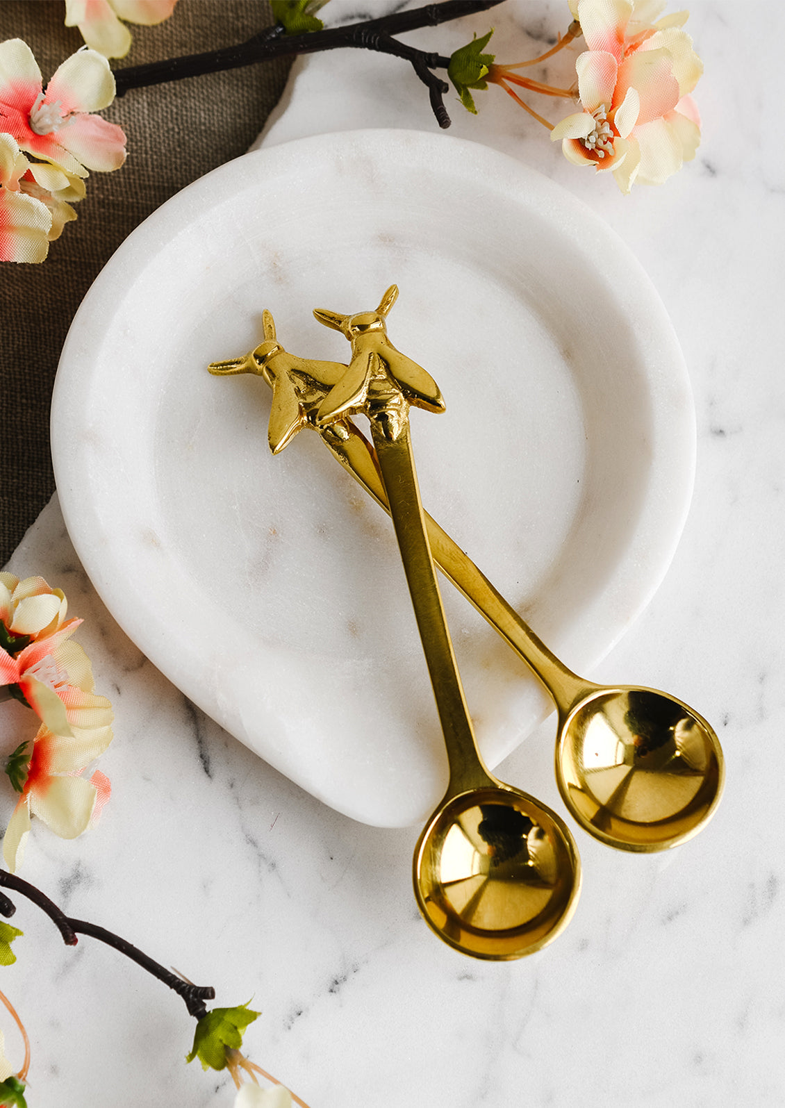 Brass Bee Spoon