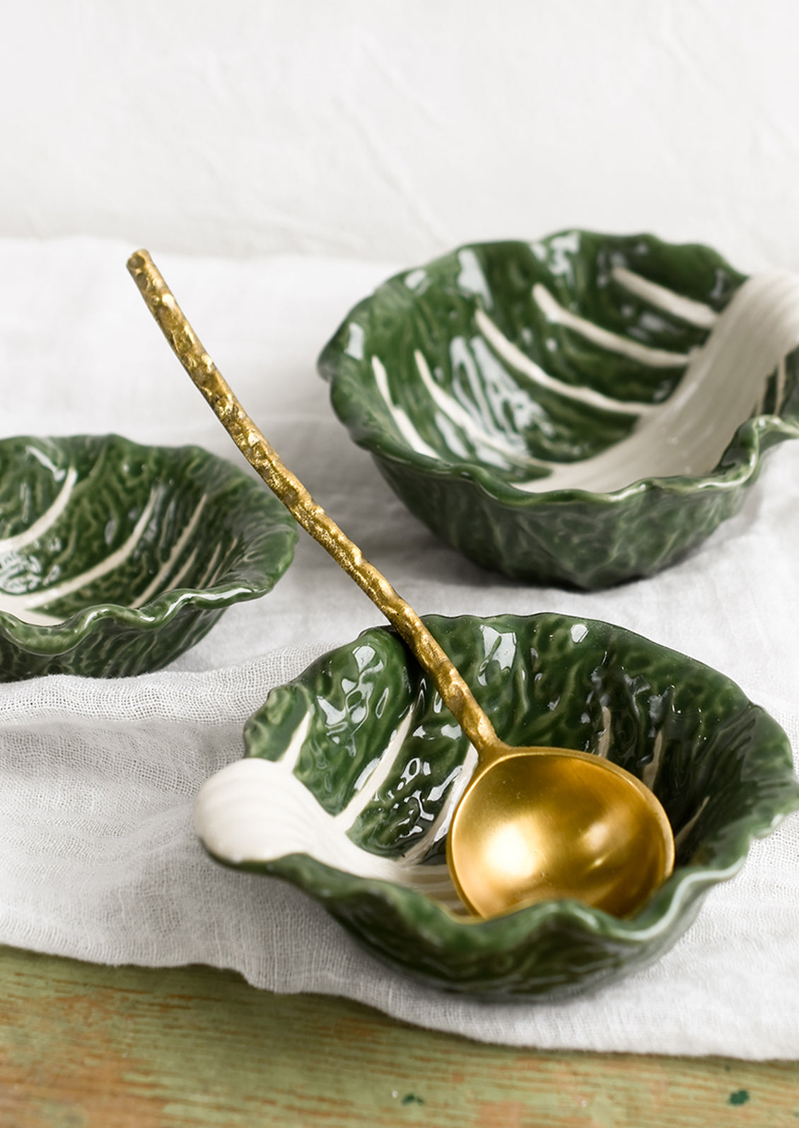 Tiny Nesting Cabbage Bowl