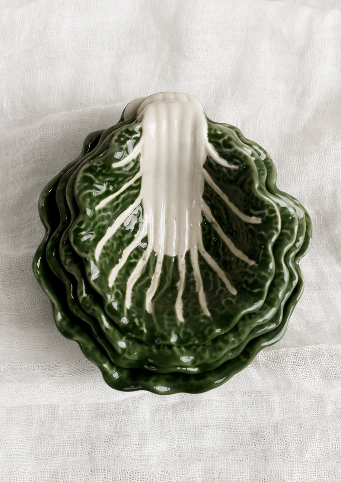 Tiny Nesting Cabbage Bowl