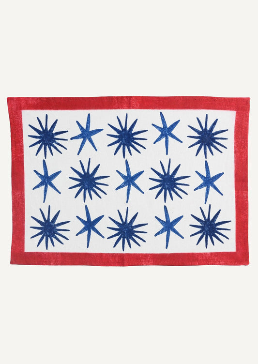 Celestial Block Print Placemat