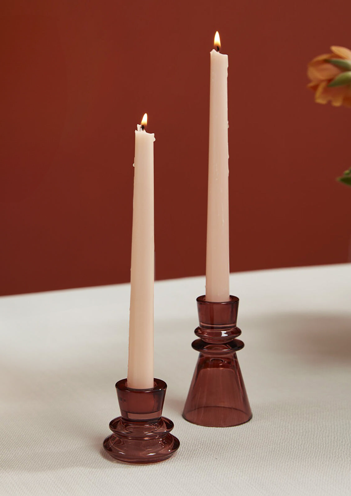 Ceylon Glass Taper Holder