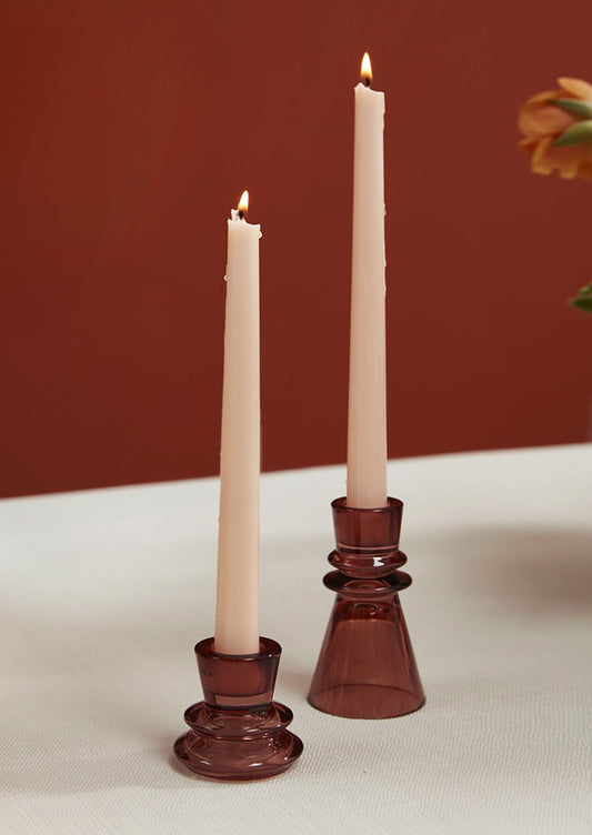 Ceylon Glass Taper Holder