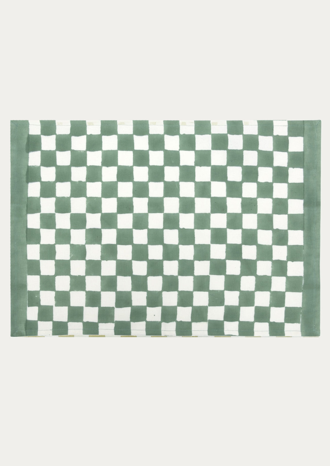 Checkered Block Print Placemat