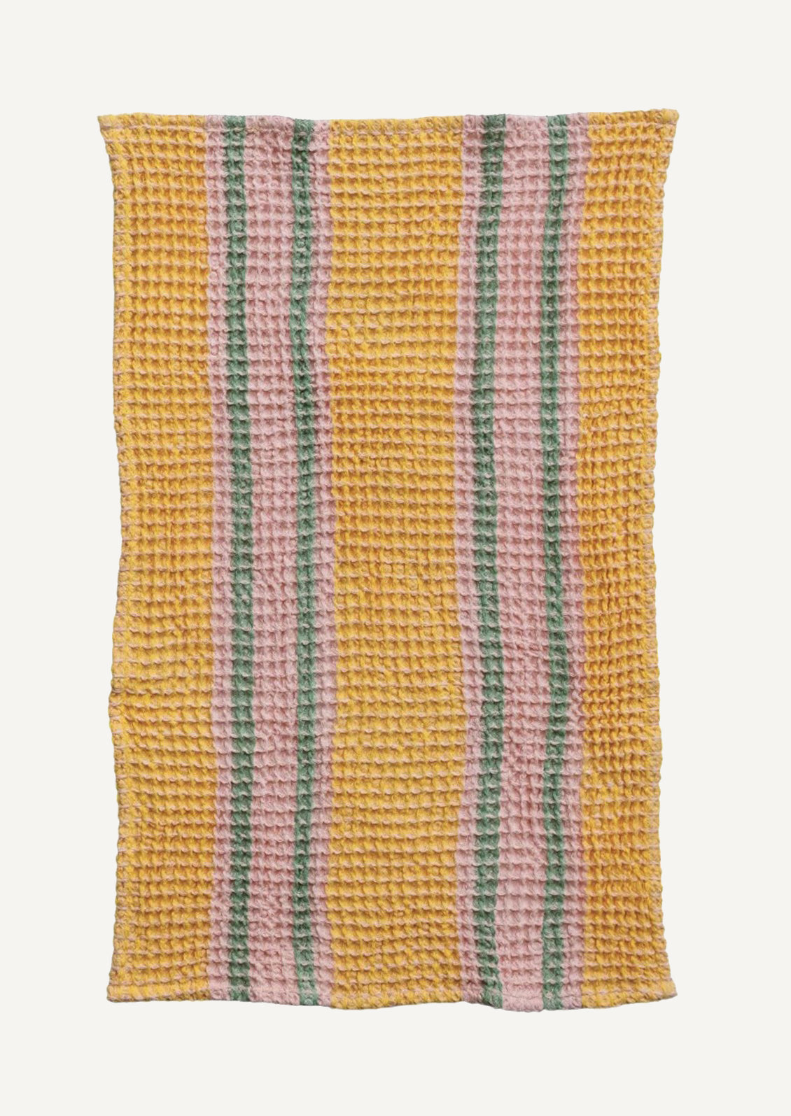 Striped Waffle Tea Towel