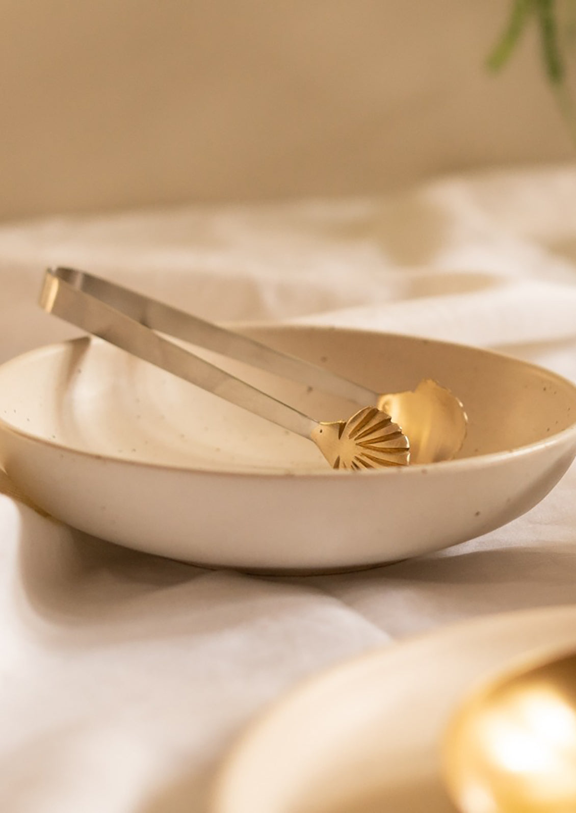 Seashell Serving Tongs