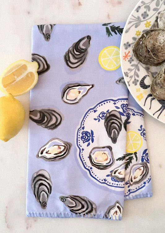 Oysters Tea Towel
